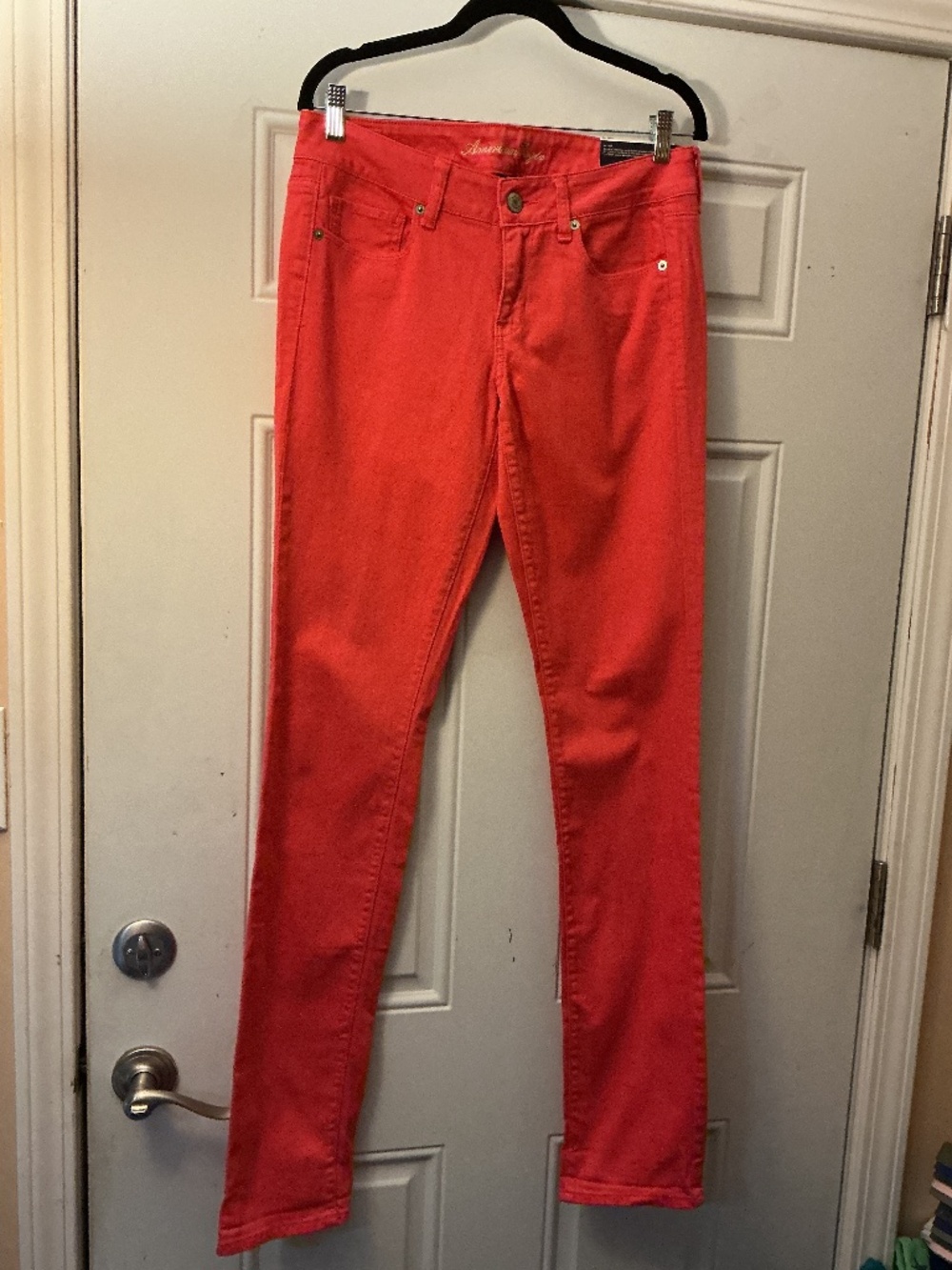 NEW American Eagle PINK Skinny Stretch Low Rise Skinny Leg Jeans
